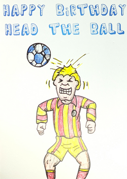 Dublin Card Company - Head The Ball (Birthday)