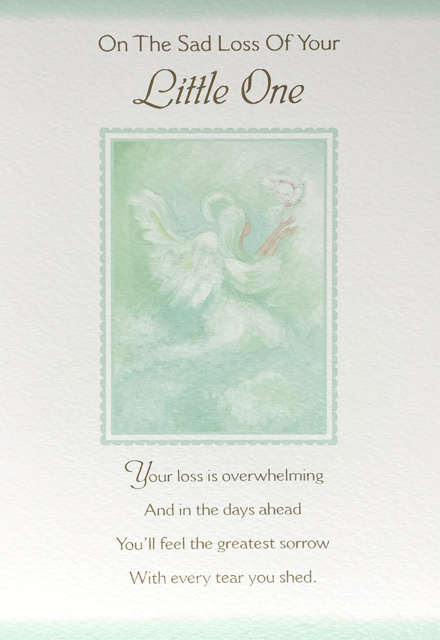 Sympathy Card - On The Sad Loss Of Your Little One