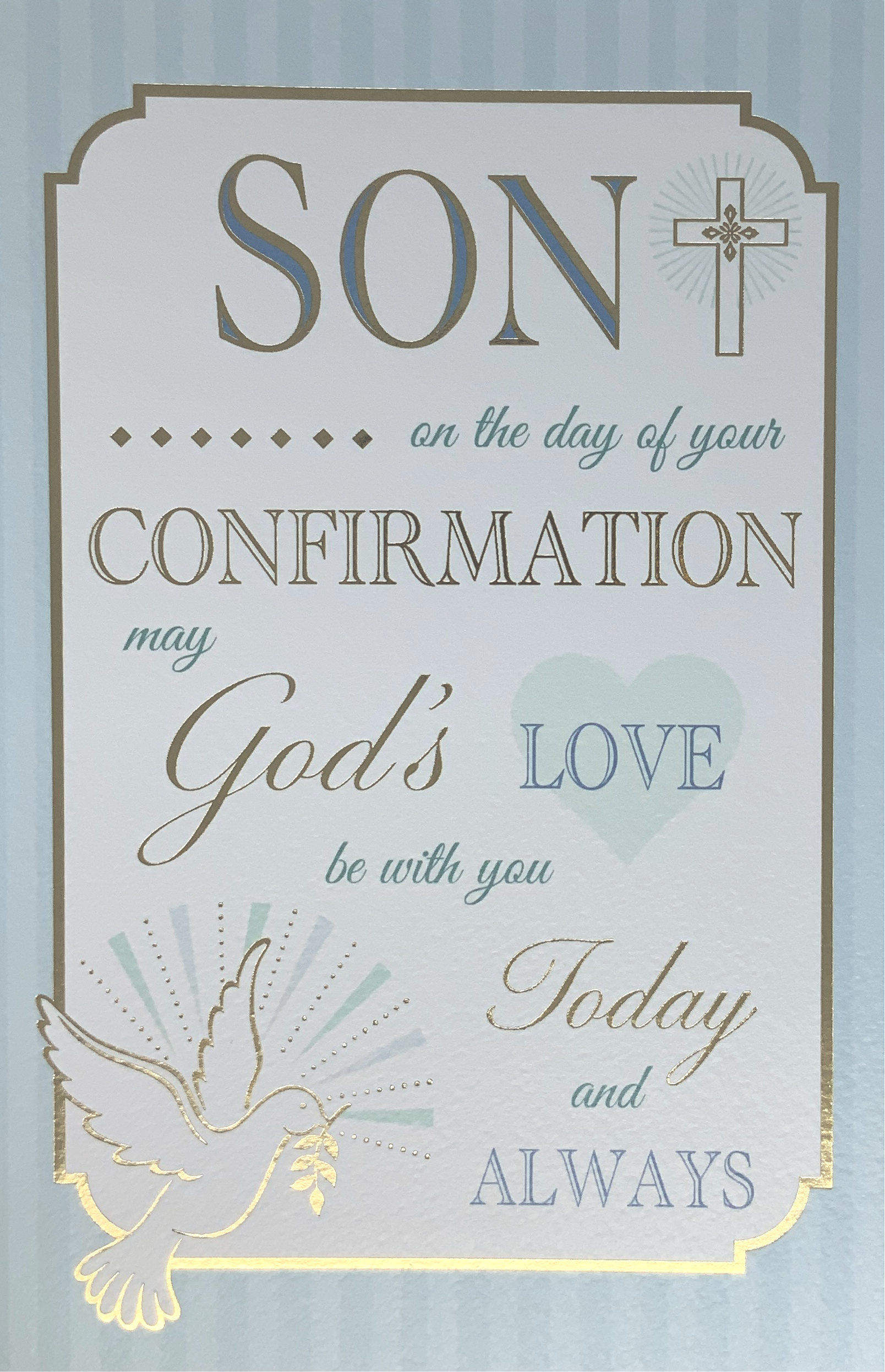 Confirmation Card - Son On The Day Of Your Confirmation