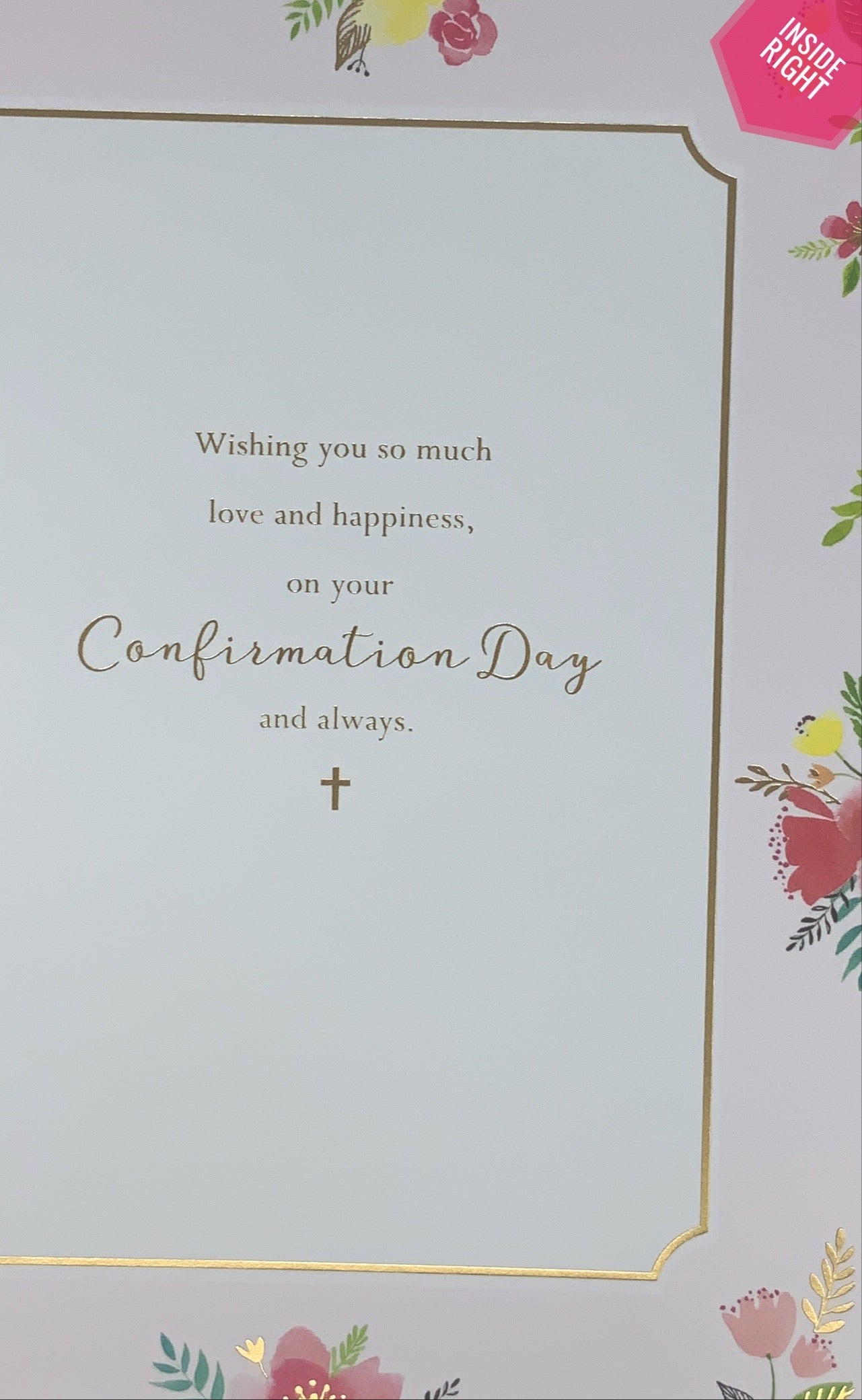 Confirmation Card - With Love, Granddaughter...