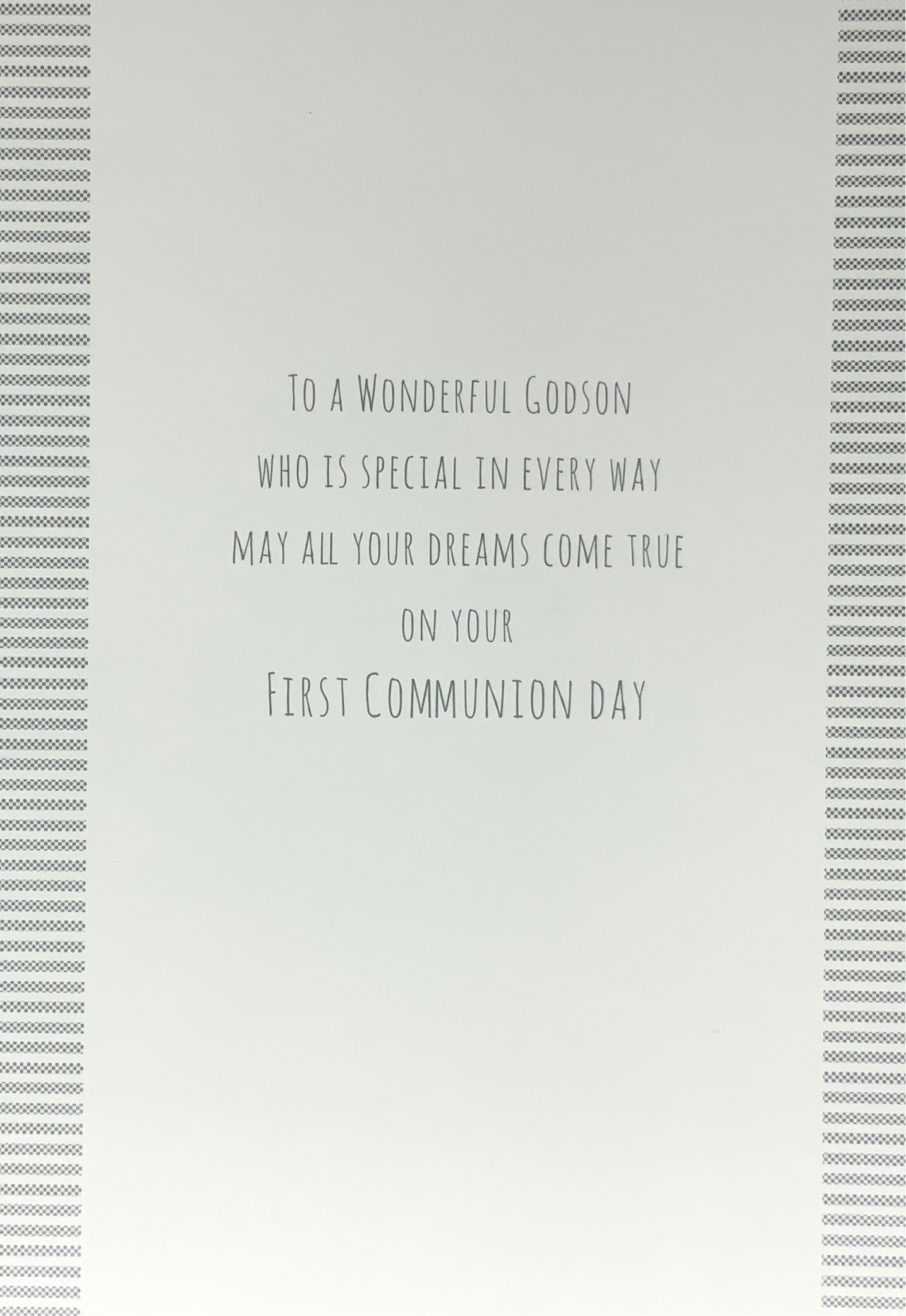 Communion Card - Godson / May All Your Dreams Come True