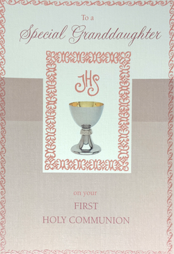 Communion Card - To A Special Granddaughter