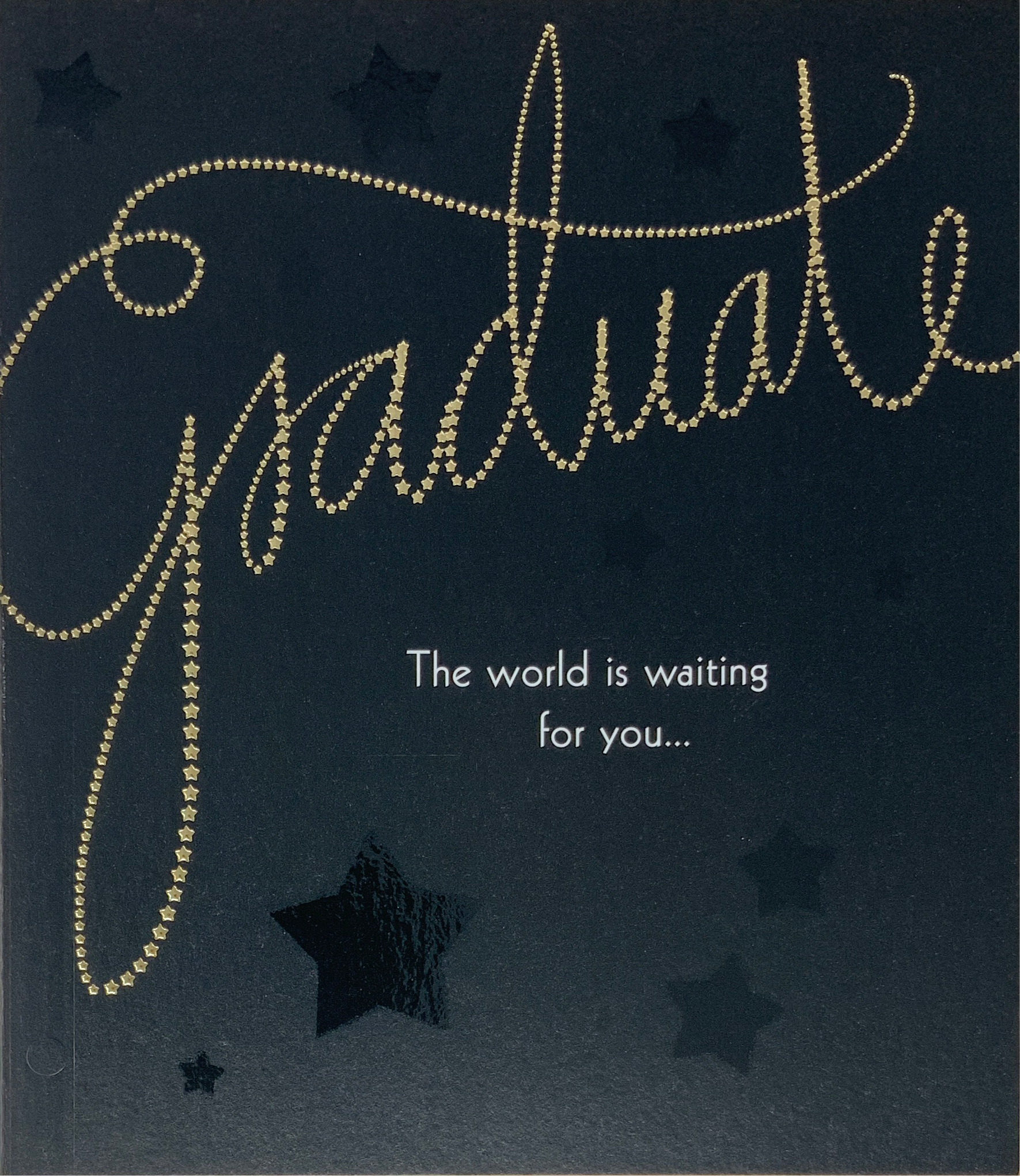 Graduation Card - The World Is Waiting For You...