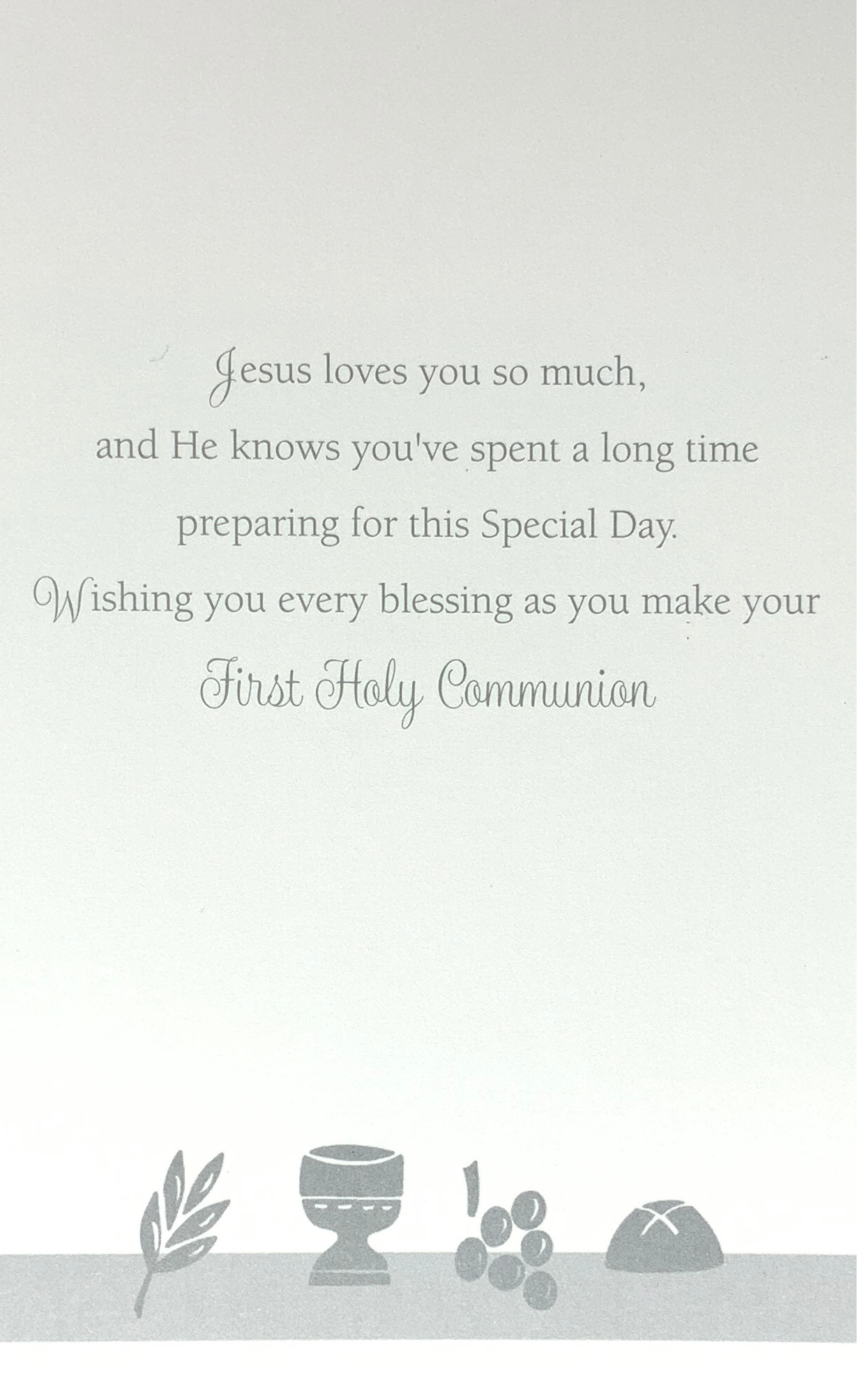 Communion Card - Jesus Loves You So Much (Traditional)