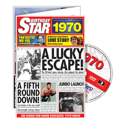 Born in year 1970 - Star (Includes DVD)