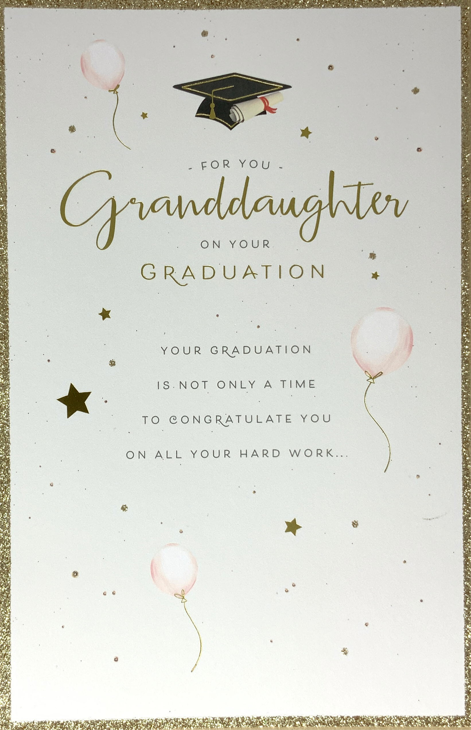 Graduation Card - For You Granddaughter