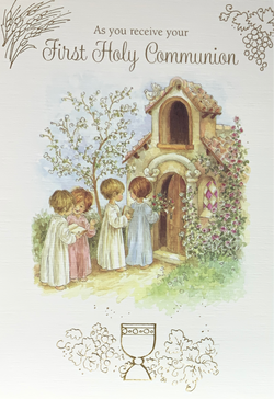 Communion Card - May Many Blessings Light... (Traditional)