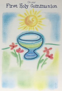 Communion Card - May Your 1st Holy Communion Day Bring You Peace